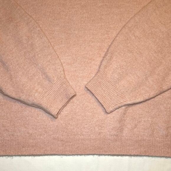 H&M Pink Soft Oversized Sweater Womens Size XXL Work Casual Layer Feminine Cozy - Picture 5 of 13